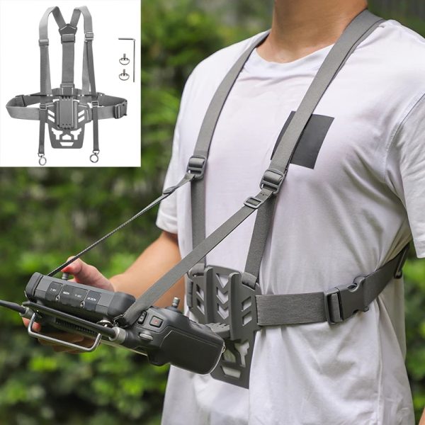 DJI remote control bracket chest strap abdominal support bracket, suitable for DJI T40/T50/T20P/T25/T60 drone remote control accessories
